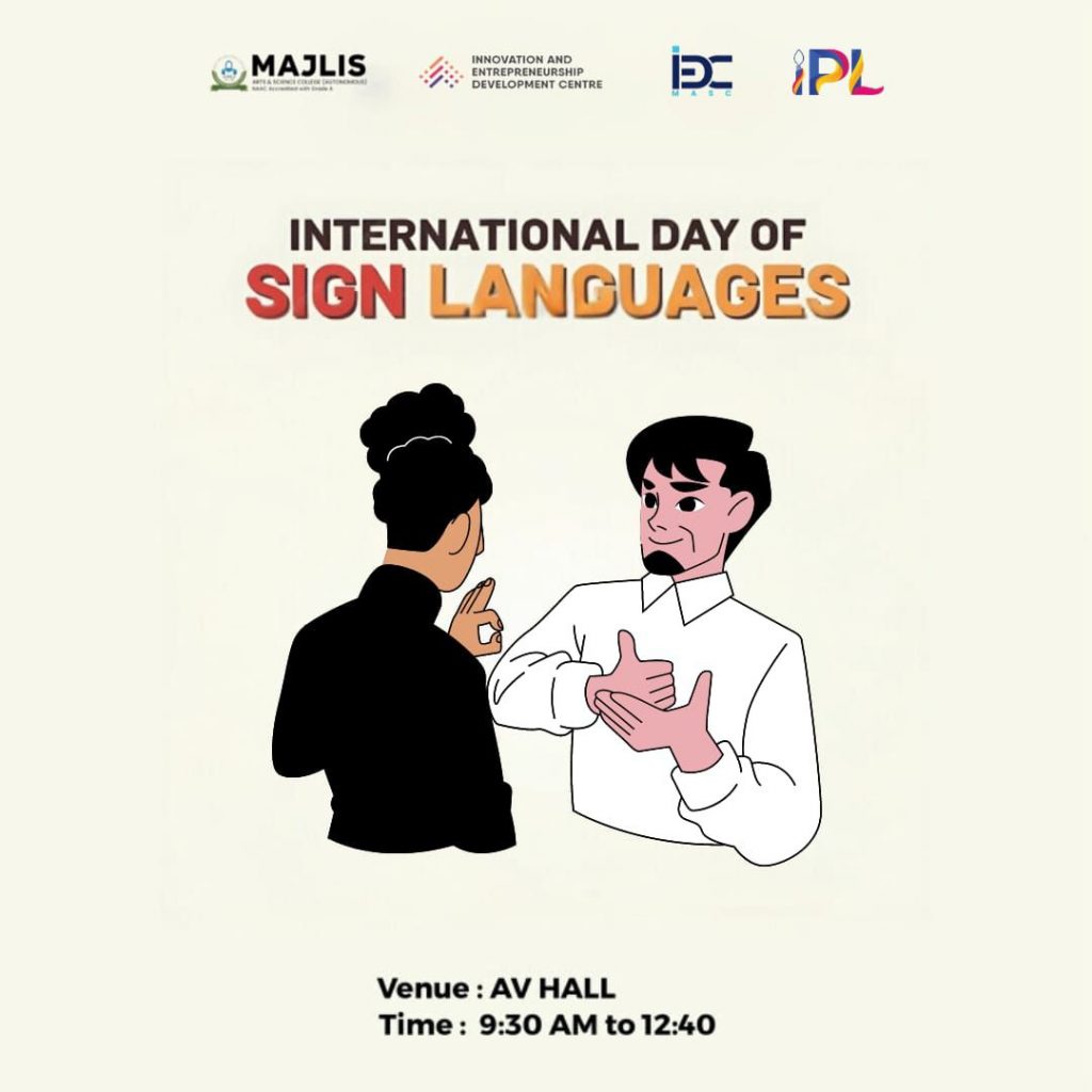 * international day of Sign Languages* 🌍 Join us in celebrating the ...